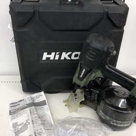 ДД HiKOKI ハイコーキ  エア釘打ち 程度B ケース付 高圧 NV75HR2 グリーン