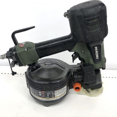 ДД HiKOKI ハイコーキ  エア釘打ち 程度B ケース付 高圧 NV75HR2 グリーン
