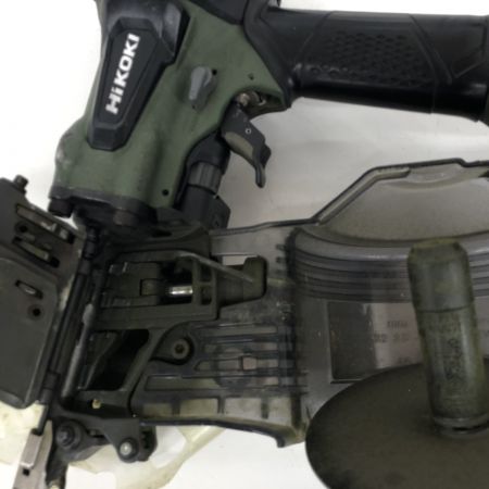 ДД HiKOKI ハイコーキ  エア釘打ち 程度B ケース付 高圧 NV75HR2 グリーン