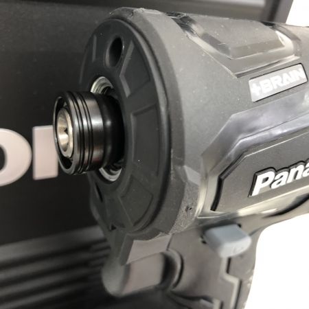 ДД Panasonic パナソニック インパクトドライバ 未使用品(S) 充電器・充電池2個・ケース付 コードレス式 18v  EZ1PD1J18D ブラック