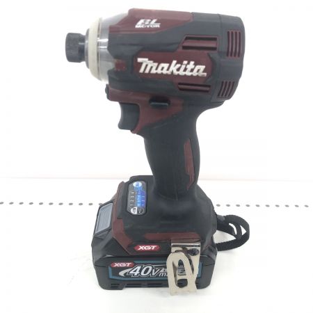 ДД MAKITA マキタ  インパクトドライバ  充電器・充電池2個・ケース付 コードレス式 40v TD001GDX レッド