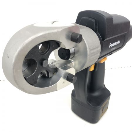 ДД Panasonic パナソニック 圧着工具 程度B 充電器・充電池2個・ケース付 コードレス式 12v 150908 バッテリーは１つ新品未使用品 EZ3902 ブラック