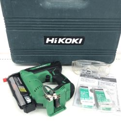 ДД HiKOKI ハイコーキ  釘打ち機　 程度B ケース付 コードレス式 18v NP18DSAL 黄緑 Bランク