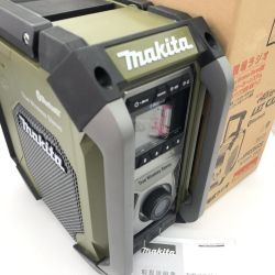 ДД MAKITA マキタ バッテリー式ラジオ  程度A ACアダプター付 コードレス式 10.8－40V MR005GZO オリーブ Aランク