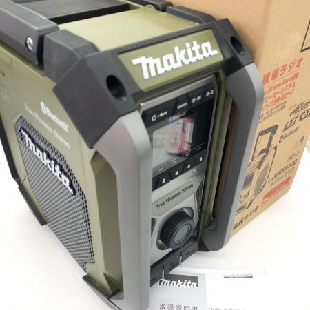 ДД MAKITA マキタ バッテリー式ラジオ  程度A ACアダプター付 コードレス式 10.8－40V MR005GZO オリーブ