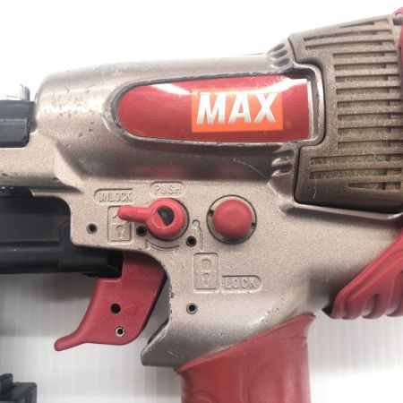 ДД MAX マックス エアネイラ 程度B ケース付 高圧  HA-501F1(D)/4MAﾌﾛｱ レッド