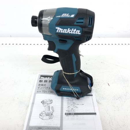 ДД MAKITA マキタ インパクトドライバ  未使用品(S) コードレス式 18v  TD173D ブルー