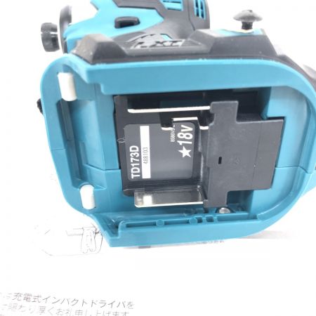ДД MAKITA マキタ インパクトドライバ  未使用品(S) コードレス式 18v  TD173D ブルー