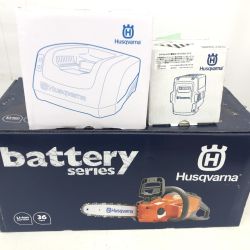 ДД Husqvarna ハスクバーナ バッテリーチェーンソー 未使用品(S) 充電器・充電池1個付 コードレス式 36v 136LI Nランク