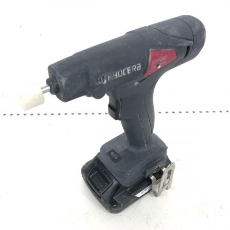 ДД KYOCERA キョウセラ タイルパッチ  程度BC 充電器・充電池1個・ケース付 コードレス式 18v DTP180 ブラック