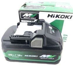 ДД HiKOKI ハイコーキ バッテリー  未使用品(S) 18/36V 4.0ah/8.0ah BSL36B18X Sランク