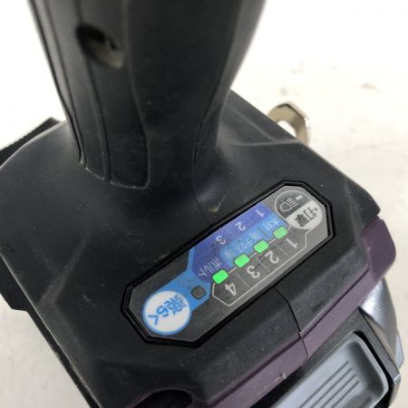 ДД MAKITA マキタ インパクトドライバ  程度B 充電器・充電池2個・ケース付 コードレス式 40v TD001GDXAP パープル