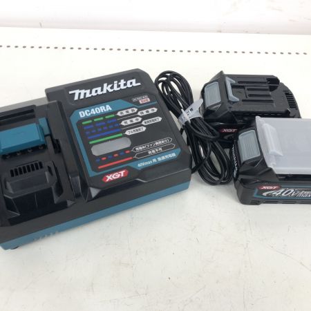 ДД MAKITA マキタ インパクトドライバ  程度B 充電器・充電池2個・ケース付 コードレス式 40v TD001GDXAP パープル