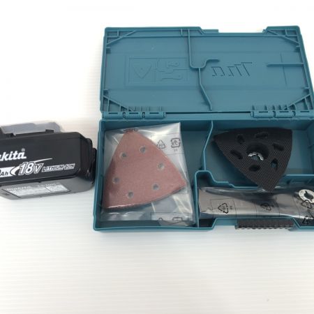 ДД MAKITA マキタ  マルチツール　未使用品(S)　コードレス式 18v　未使用バッテリー(BL1860B付) TM52DZ ブルー