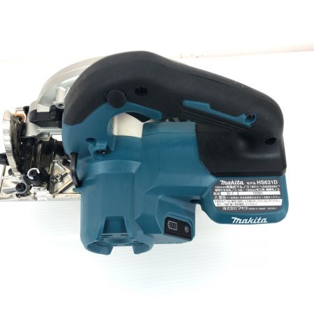 ДД MAKITA マキタ  丸のこ 程度A 充電器・未使用バッテリー付き　コードレス式 165mm 18v  HS631D ブルー
