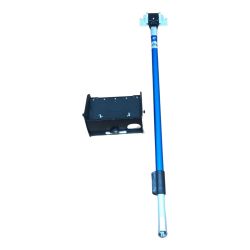 ДД 極東産機 フラットボックス付き Tapepro Drywall Tools ﾌﾟﾛﾘｰﾁﾌﾗｯﾄﾎﾞｯｸｽﾊﾝﾄﾞﾙ 1.4kg ブルー Bランク