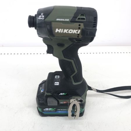 ДД HiKOKI ハイコーキ インパクトドライバ 程度B 充電池1個付 コードレス式 36v  WH36DD グリーン