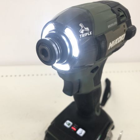 ДД HiKOKI ハイコーキ インパクトドライバ 程度B 充電池1個付 コードレス式 36v  WH36DD グリーン