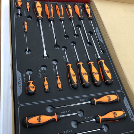 ДД MAC TOOLS マック ドライバーセット 程度A 本体のみ 20本セット SDRBM20FNO オレンジ×黒