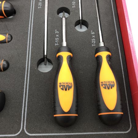 ДД MAC TOOLS マック ドライバーセット 程度A 本体のみ 20本セット SDRBM20FNO オレンジ×黒