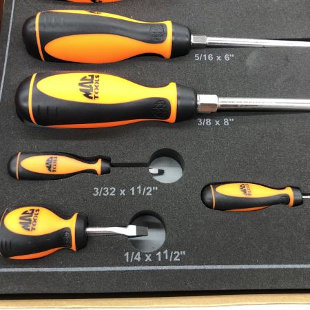 ДД MAC TOOLS マック ドライバーセット 程度A 本体のみ 20本セット SDRBM20FNO オレンジ×黒