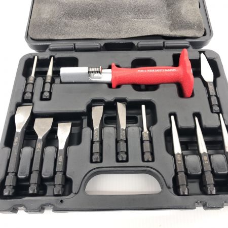 ДД MAC TOOLS マック ツールセット  未使用品(S) 本体のみ ポンチ チゼルセット PCS1000 赤×黒