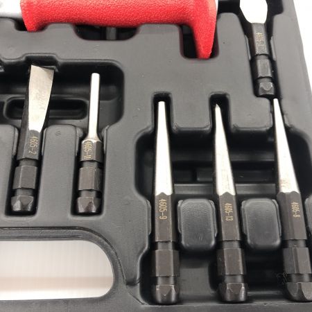 ДД MAC TOOLS マック ツールセット  未使用品(S) 本体のみ ポンチ チゼルセット PCS1000 赤×黒