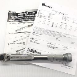 ДД TOHNICHI  トルクレンチ  程度A 本体のみ  QL12N4 ライトグレー Aランク