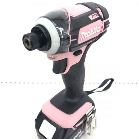 ДД MAKITA マキタ インパクトドライバ 程度A 充電器・充電池2個・ケース付 コードレス式 18v TD149D ピンク