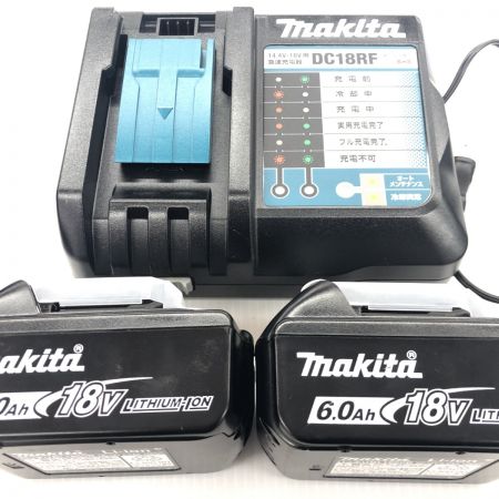 ДД MAKITA マキタ インパクトドライバ 程度A 充電器・充電池2個・ケース付 コードレス式 18v TD173DRGX ブルー