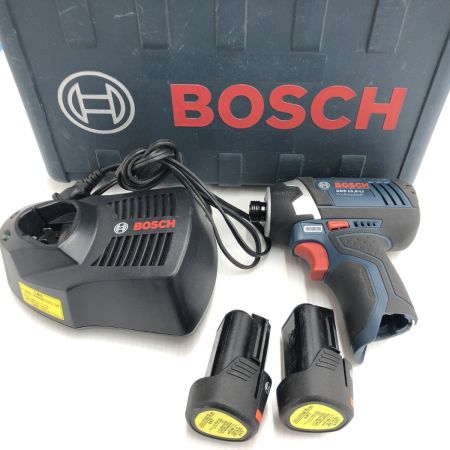 ДД BOSCH ボッシュ インパクトドライバ 充電器・充電池2個・ケース付 コードレス式 10.8v 508000078 GDR10.8-LI