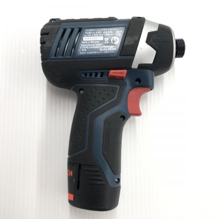 ДД BOSCH ボッシュ インパクトドライバ 充電器・充電池2個・ケース付 コードレス式 10.8v 508000078 GDR10.8-LI