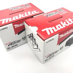 ДД MAKITA マキタ バッテリー 未使用品(S) 40v 4.0Ah ２個セット BL4040 Sランク