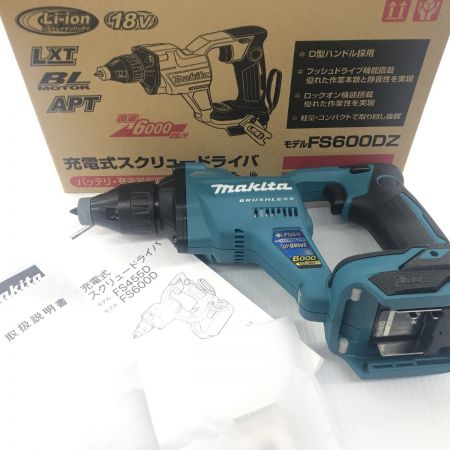 ДД MAKITA マキタ スクリュードライバー 未使用品(S) 本体のみ コードレス式 18v 64101 FS600DZ