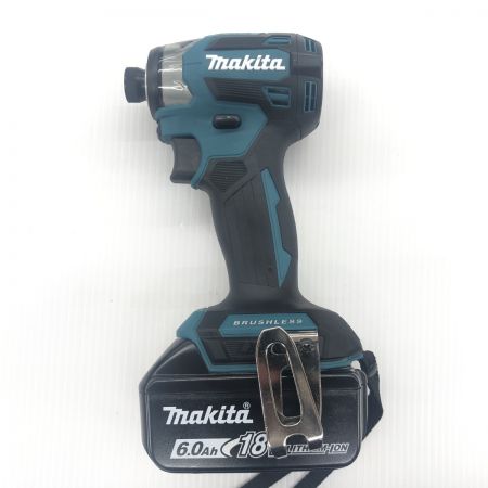 ДД MAKITA マキタ インパクトドライバ 未使用品(S) 充電池1個付 コードレス式 18v 223181 BL1860B未使用 TD173D ブルー
