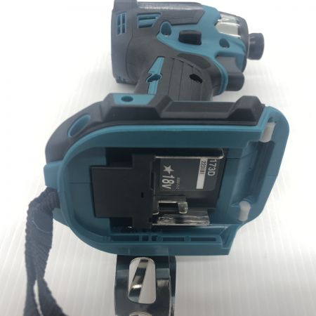 ДД MAKITA マキタ インパクトドライバ 未使用品(S) 充電池1個付 コードレス式 18v 223181 BL1860B未使用 TD173D ブルー