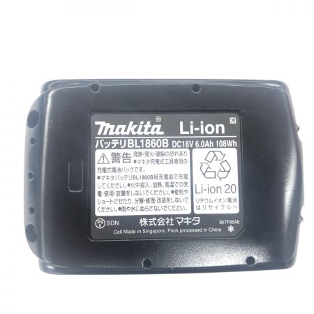 ДД MAKITA マキタ インパクトドライバ 未使用品(S) 充電池1個付 コードレス式 18v 223181 BL1860B未使用 TD173D ブルー