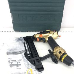 ДД HITACHI 日立 エアタッカ 程度A ケース付 高圧 25~50mm  N5004HMF ゴールド Bランク