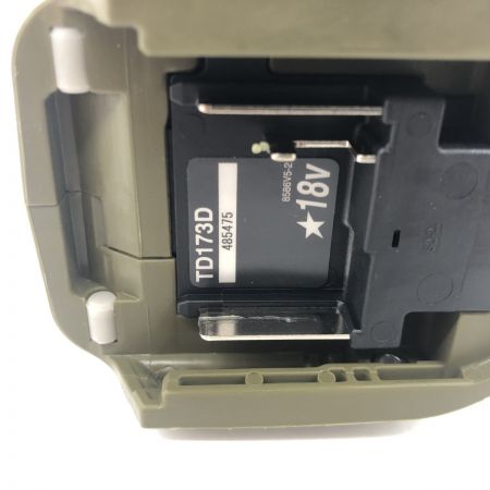 ДД MAKITA マキタ インパクトドライバ 　 18v 485475 TD173D オリーブ