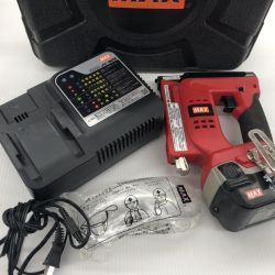 ДД MAX マックス  電動タッカ 程度B 充電器・充電池1個・ケース付 コードレス式 14.4v TG-ZB Bランク