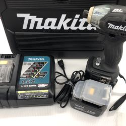 ДД MAKITA マキタ インパクトドライバ  程度B 充電器・充電池2個・ケース付 コードレス式 14.4v  TS131D ブラック Bランク