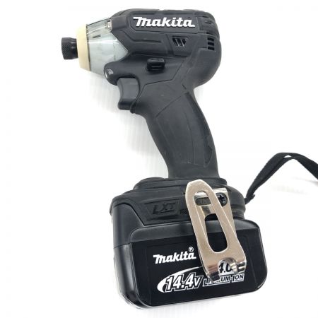 ДД MAKITA マキタ インパクトドライバ  程度B 充電器・充電池2個・ケース付 コードレス式 14.4v  TS131D ブラック