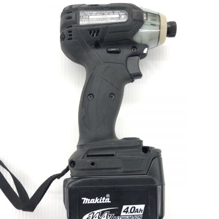 ДД MAKITA マキタ インパクトドライバ  程度B 充電器・充電池2個・ケース付 コードレス式 14.4v  TS131D ブラック