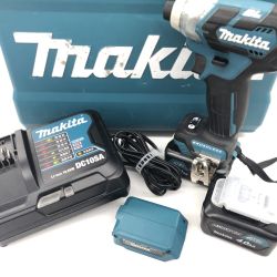 ДД MAKITA マキタ  TD111DSMX ブルー 程度B 充電器・充電池2個・ケース付 コードレス式 10.8v TD111DSMX ブルー Bランク