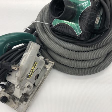ДД HITACHI 日立 集じん丸のこ 100mm 100v N10459 集塵機R30Y3付き C4YB グリーン
