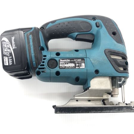 ДД MAKITA マキタ ジグソー程度B ケース付き・バッテリー付き コードレス式 14.4v 3.0Ah 1202G 13/0/0 JV140D ブルー