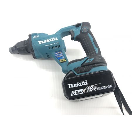 ДД MAKITA マキタ スクリュードライバー  程度B 充電池1個付 コードレス式 18v 64101 BL1860B未使用付き FS600D ブルー