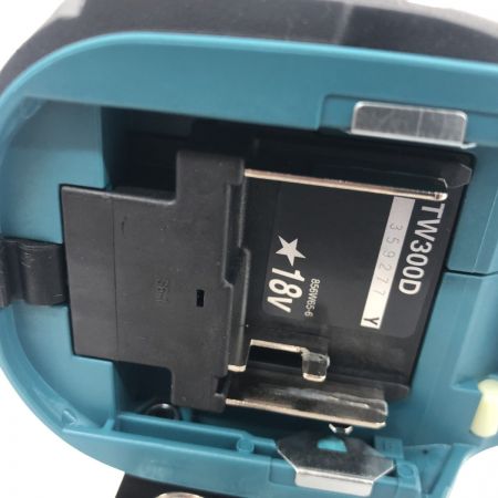 ДД MAKITA マキタ インパクトレンチ  未使用品(S) 充電器・充電池2個・ケース付 コードレス式 18v 359277Y TW300DRGX ブルー