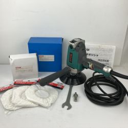 ЗЗ RYOBI リョービ 100v 180mm サンダポリッシャ バフ パット 取説付 PE-2010 グリーン Cランク
