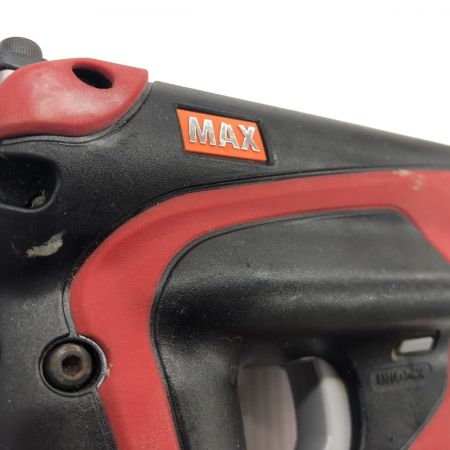 ДД MAX マックス ピンタッカ 程度B 充電器・充電池1個・ケース付 コードレス式 18v TJ-35P3 レッド